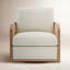Fauteuil demi-tonneau pivotant Juliette