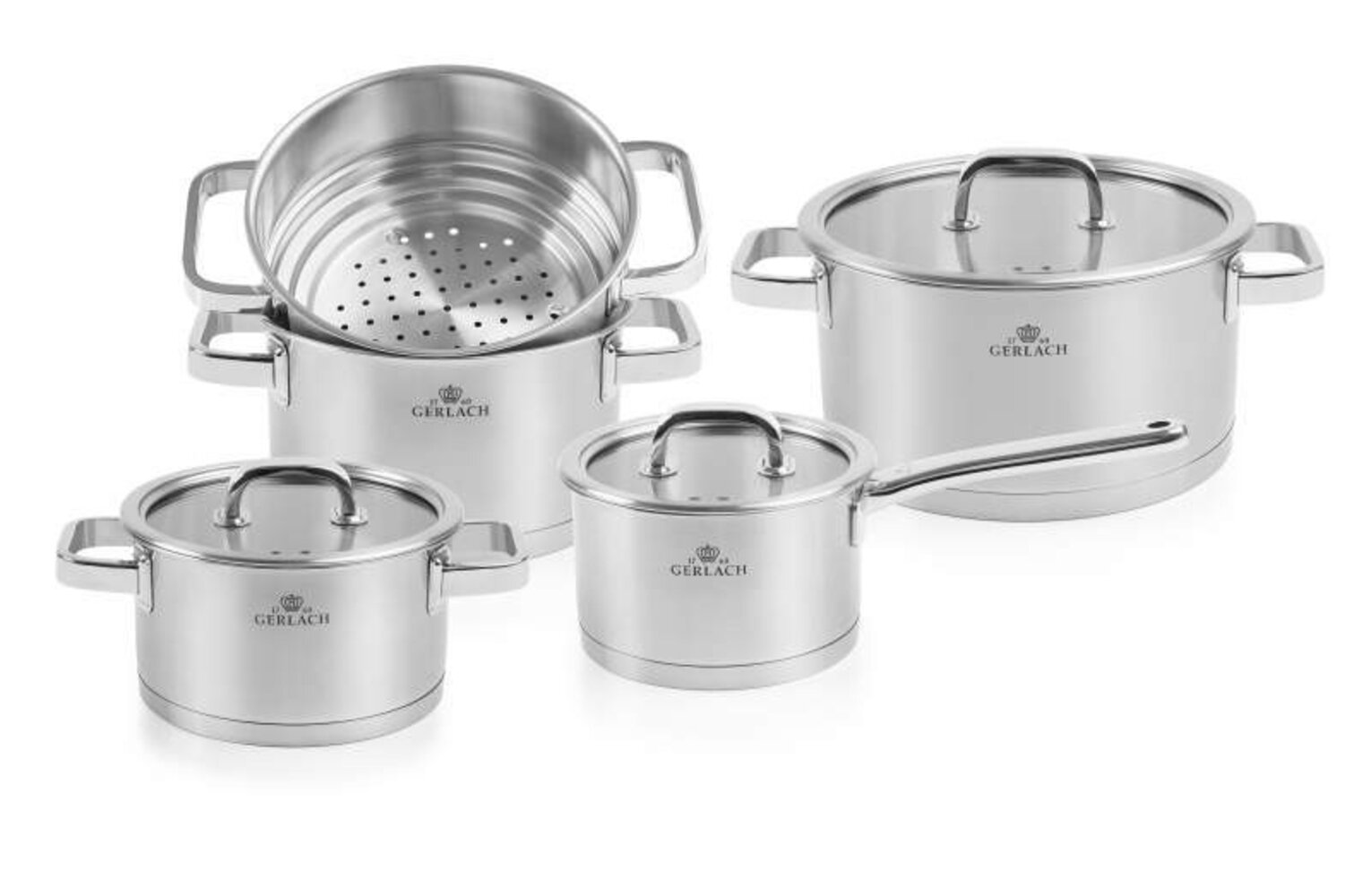 9 Piece Stainless Steel Cookware Set