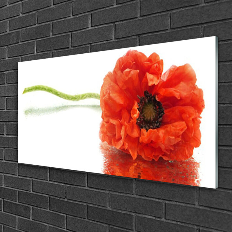 Flower Floral - Unframed Photograph on Glass