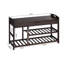 Caddis Upholstered Bench with Shoe Storage