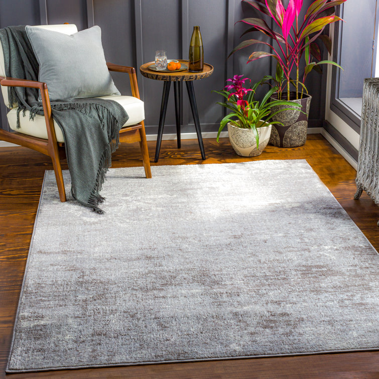 Cornwell Abstract Light Gray Area Rug