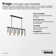 Kraga™ 45" Five-Light Linear Chandelier