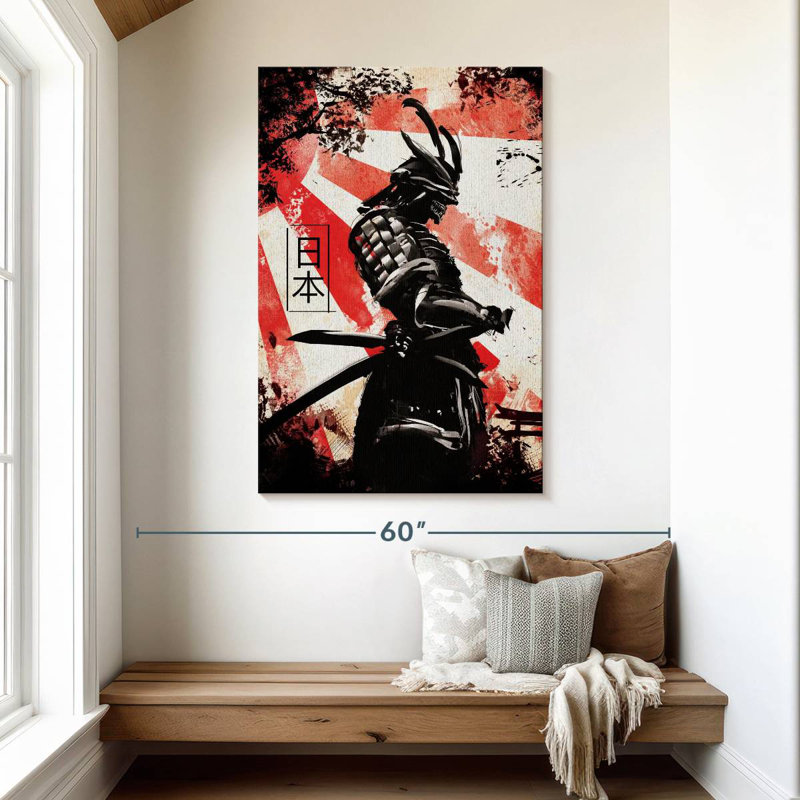 Mait le chemin du Samouraï II, H 48 po x l 32 po