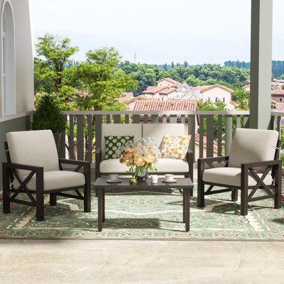 3-4 Person Patio Conversation Sets