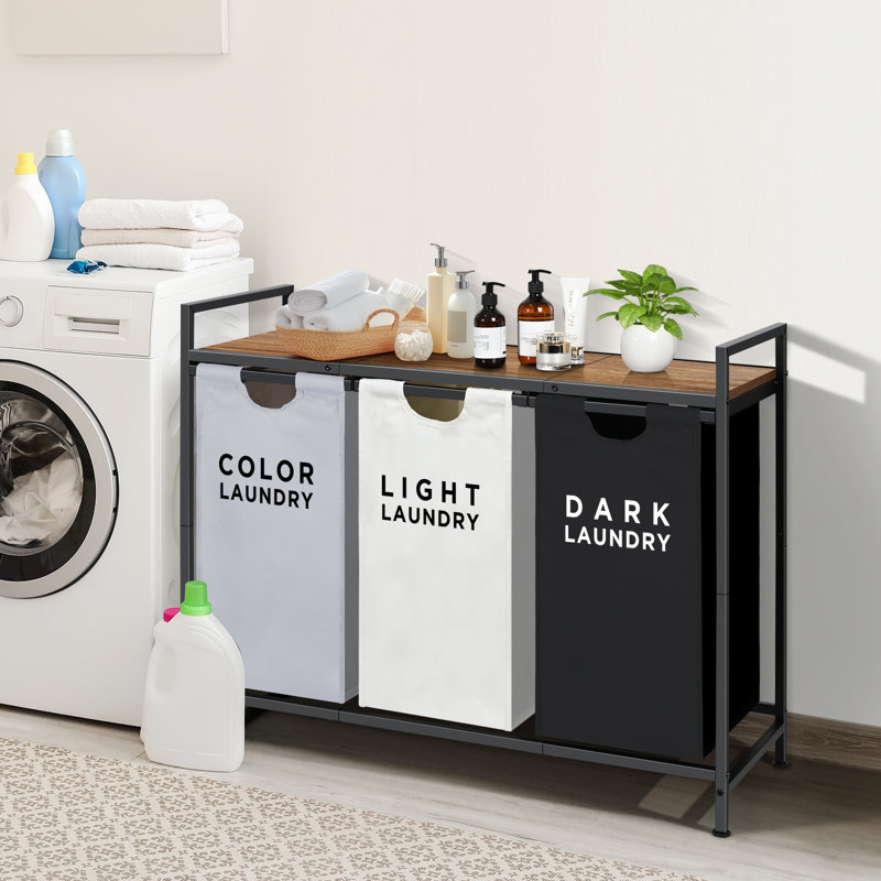 Trieur de linge à 3 sections