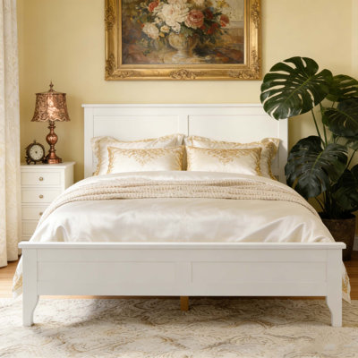 Modern Solid Wood Platform Bed by Latitude Run