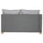 Meta Wicker Right Arm Loveseat