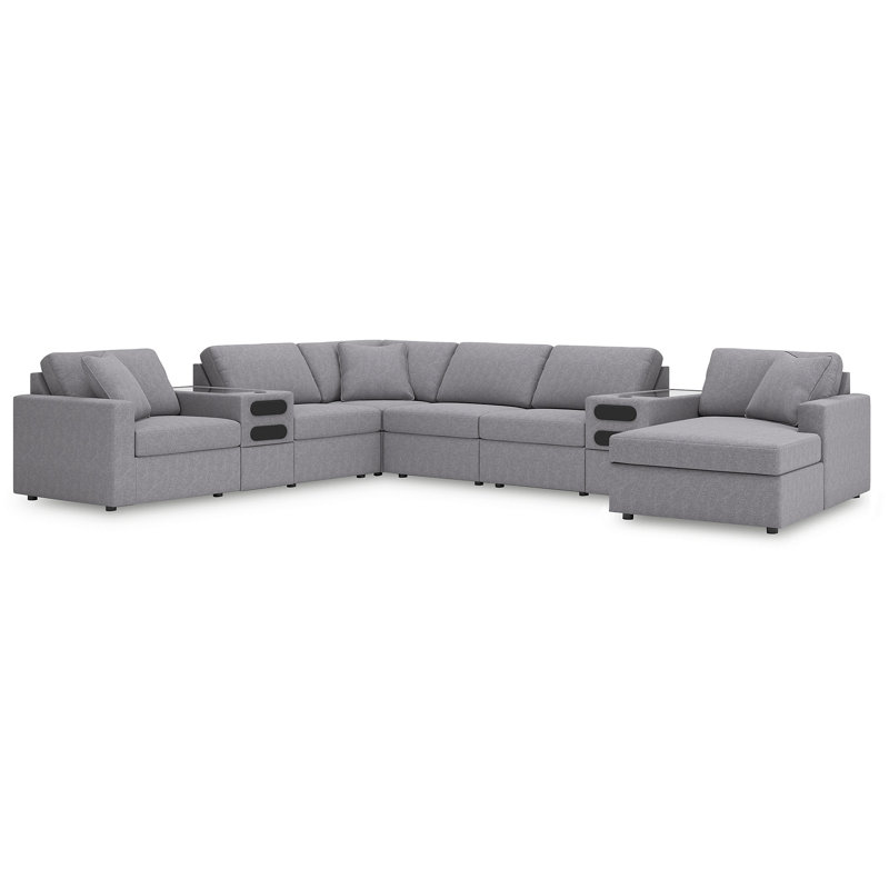 Braintree 8-Piece Sectional With Audio System And Chaise