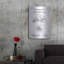 «Dump Truck 1934 Blueprint Vernis White», art mural en métal, 24 po x 36 po