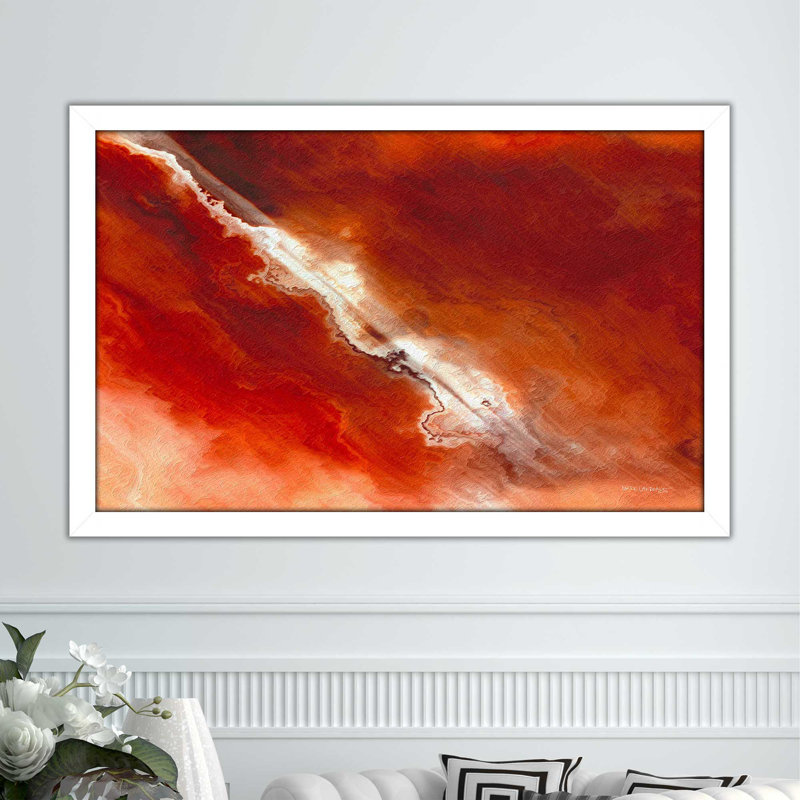 «Passed From Mort To Life, John 05:24» par Mark Lawrence, reproduction d'art, H 21,5 po x l 27,5 po x P 0,75 po, Cadre blanc
