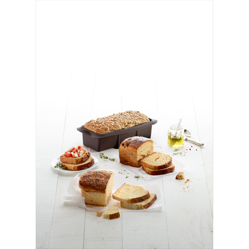 Lékué Silicone Loaf Cake Mold, 9.8 in (25 cm)