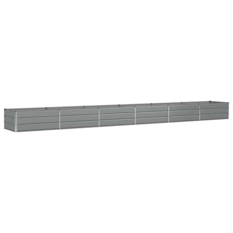 Planter Steel, Light Grey, 45cm H x 600cm W x 80cm D