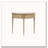 Storage Console Table 36"W