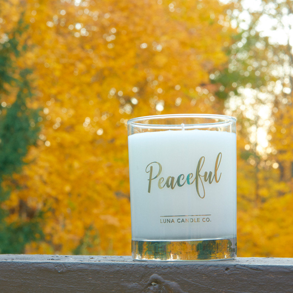 Luxurious Lavender Scented Jar Candle Luna Candle Co.