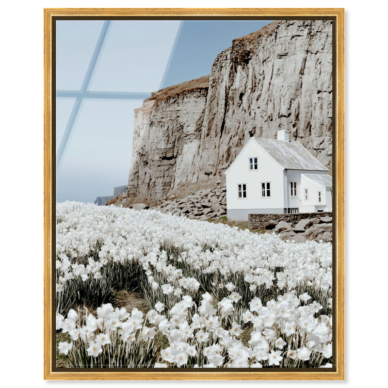 Coastal Homes II High-Gloss Frameless Acrylic Glass Wall Art Landscape & Nature Print by Oliver Gal, Ready to Hang, 16 x 20