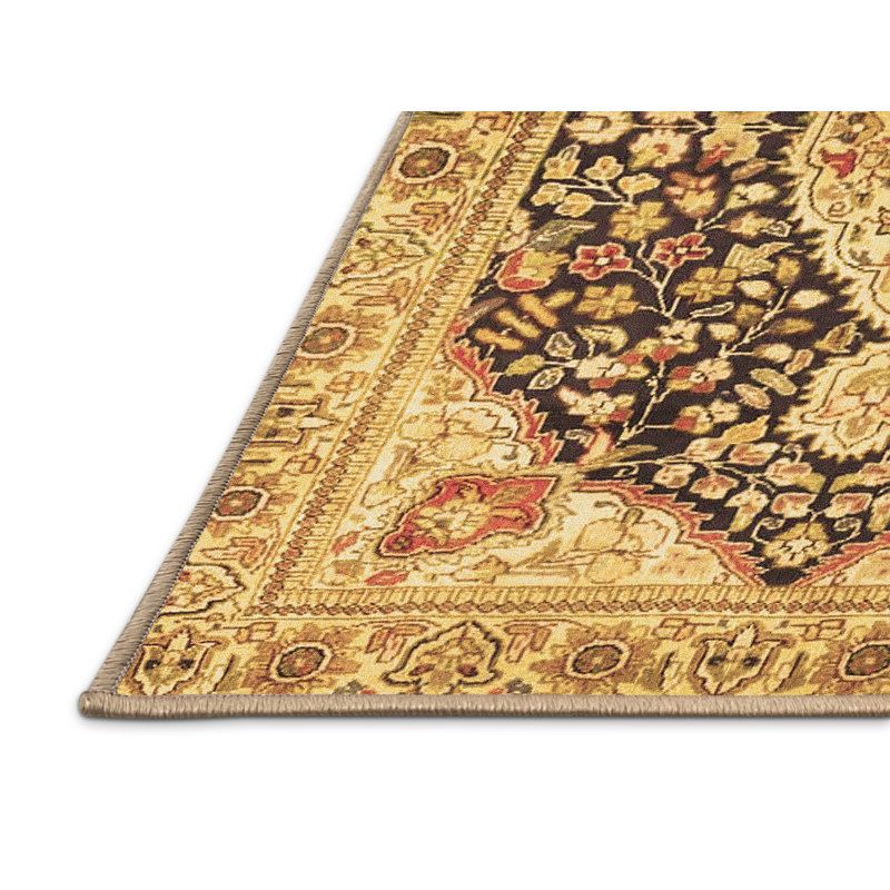 Tapis brun traditionnel Traditional 4092, Rectangle 8 pi x 12 pi