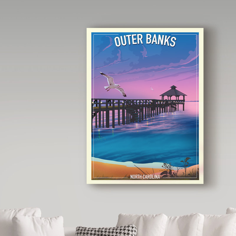 «Outer Banks» par Croswell, impression sur toile tendue, H 32 po x l 24 po