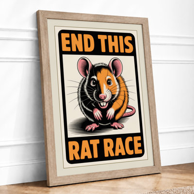 End This Rat Race Typography - Print