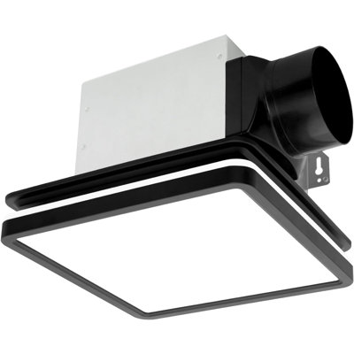 Bathroom Exhaust Fan with Light, 80CFM 2.0 Sones Exhaust Fan for Bathroom Ceiling