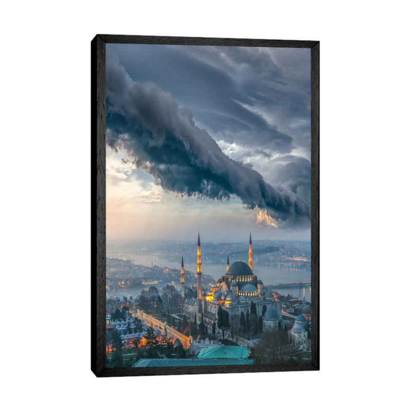Brent Shavnore 1 Piece Floater Frame Wall Art on Canvas, Black