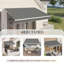 Auvent de terrasse à pente manuelle AECOJoy-60225509-96123778-110916808