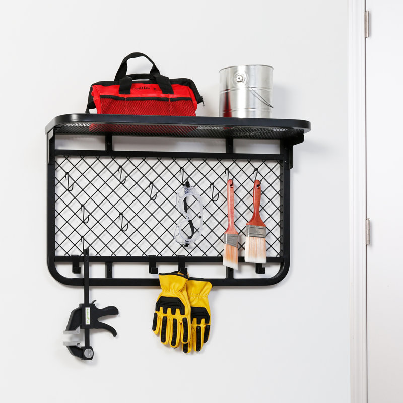 Maletha 32" W Steel Storage Rack
