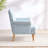 Upholstered Wooden Armchair-942644186