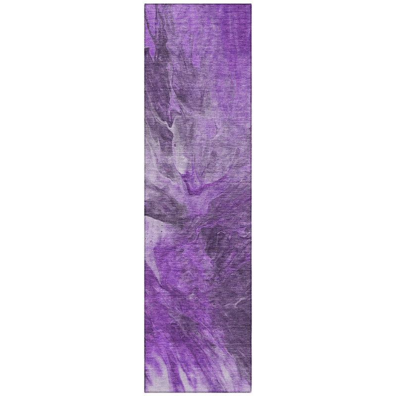 Abstract Indoor / Outdoor Rug, Runner 2'3" x 7'6"