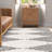 Joanne Diamond Stripes Geometric Cream Area Rug-712614856
