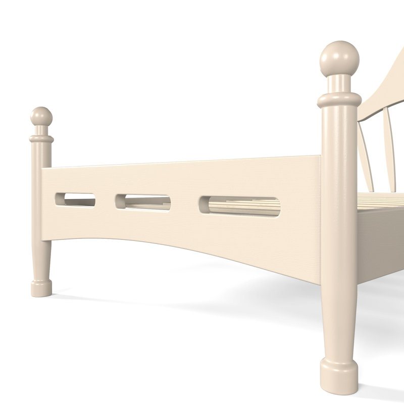 Lit plateforme simple avec tête de lit chic, structure de lit en bois massif avec support à lattes, pas de sommier tapissier et conception basse à terre