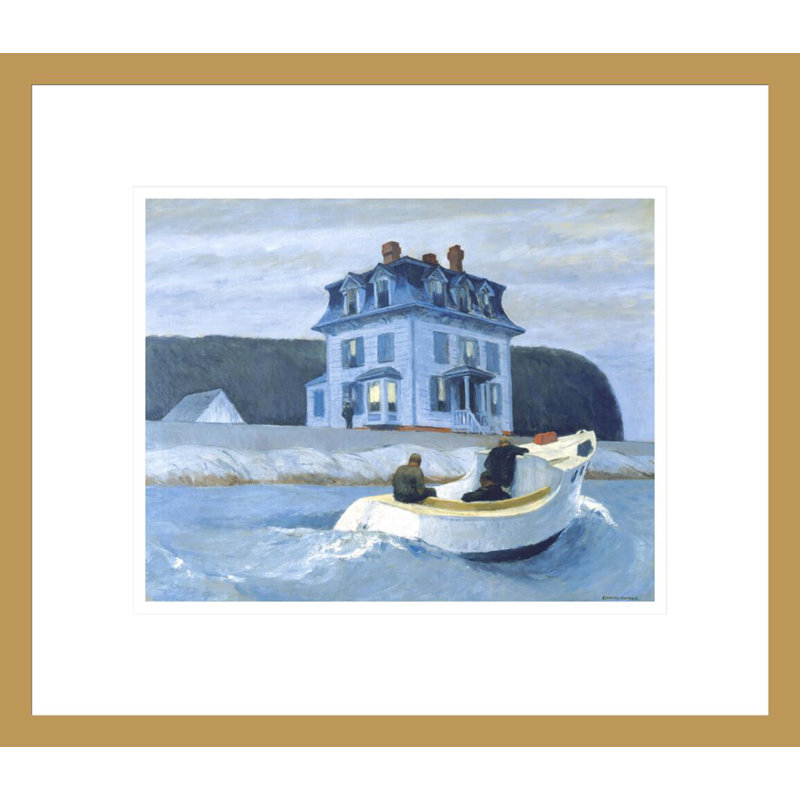 «The Bootleggers» par Edward Hopper, impression giclée sur cadre, H 13,75 po x l 15,86 po