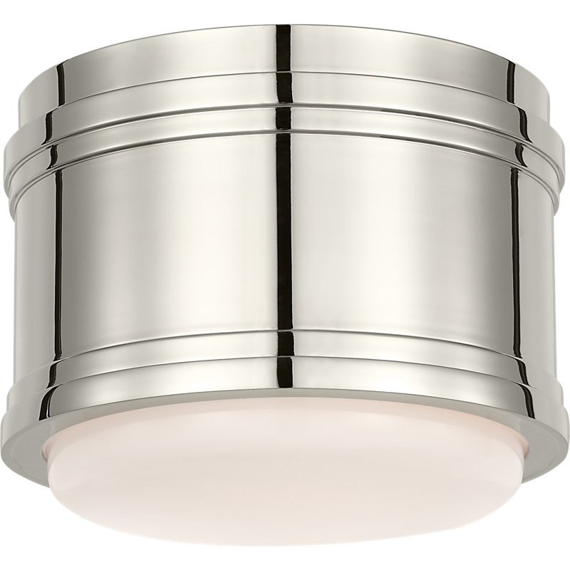 Chapman & Myers 1 - Light LED Flush Mount, Polished Nickel