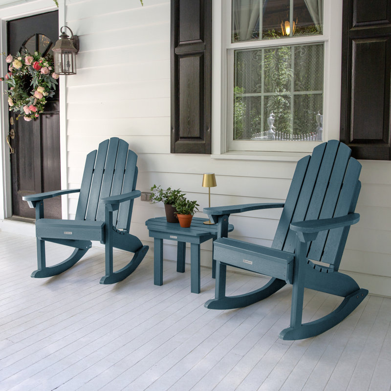 Chaise berçante Anette Classic, Bleu Nantucket