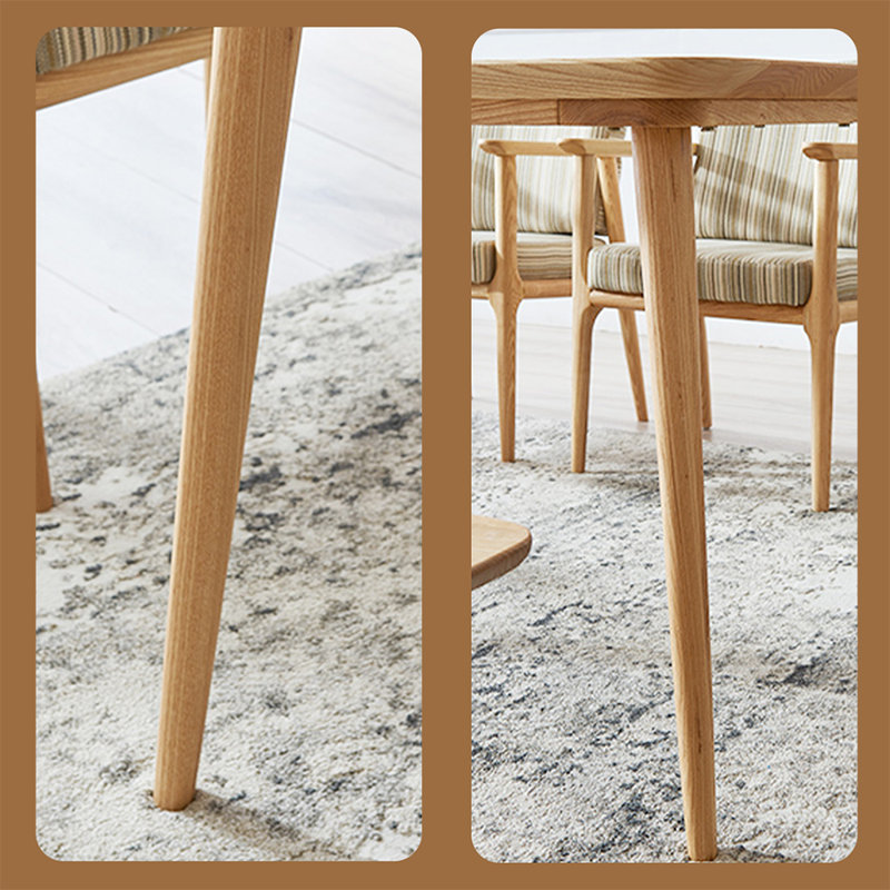 Corrigan Studio Burlywood Rectangular Solid Wood Dining Table - Wayfair ...