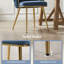 47.5cm H Velvet Upholstered Side Chair-1977859602
