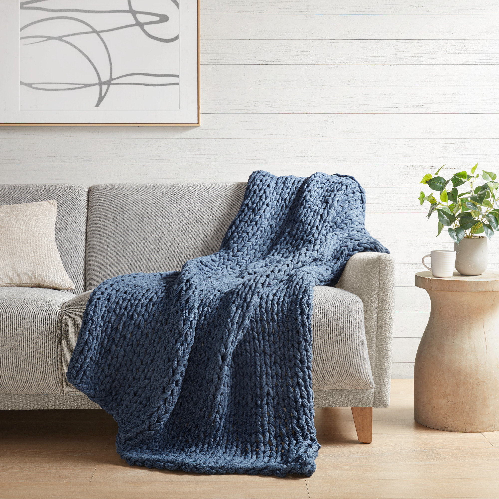 My winter essential: a thick blanket 🖤 🛍️Shop a similar product on  @wayfair #elledecor #DecorDelights #blanket #NightstandNirvana #cozy #…