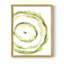 Reproduction encadrée Lichen Halo III - bois massif-85891623