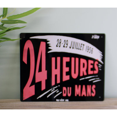 Vintage Metal Sign - 24 Heures Du Mans - Racing Poster