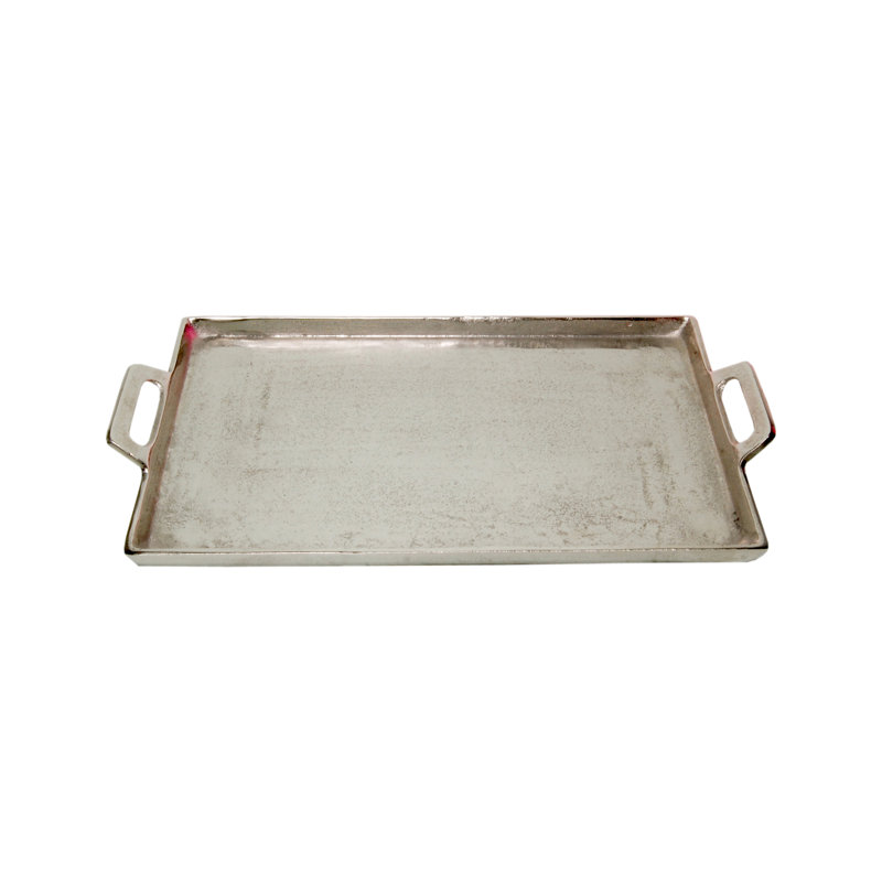Plateau de service Luciana, H 0,5 po x l 20 po x P 11,5 po, Gris