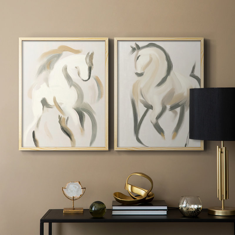 ANIMALS Series CCGLXV III - Reproduction encadrée de qualité supérieure - prête à être accrochée - aucun clou requis - aucun clou requis