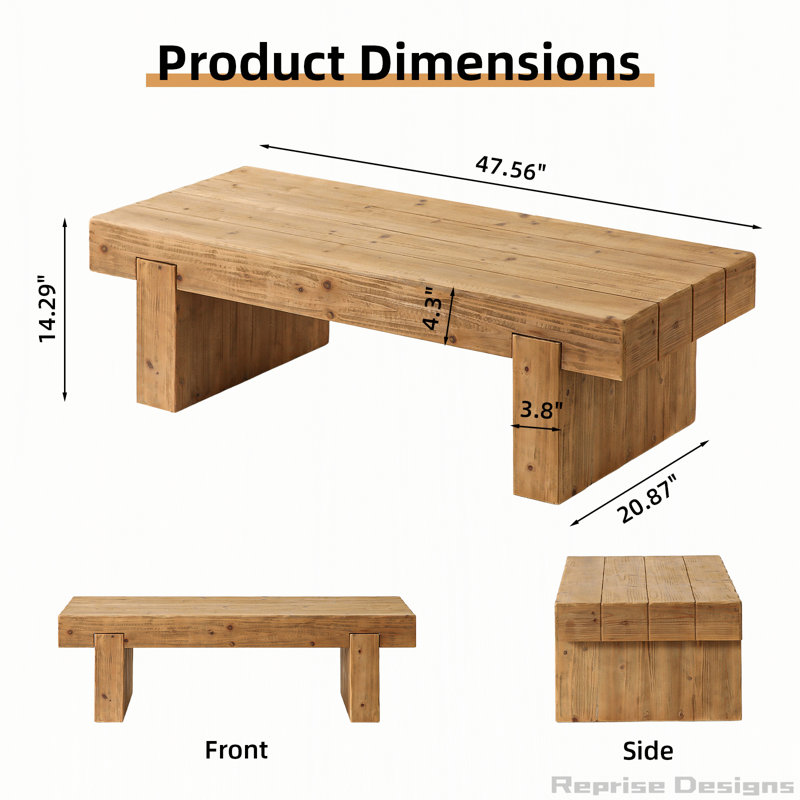 Table basse 47,6 "Farmhouse