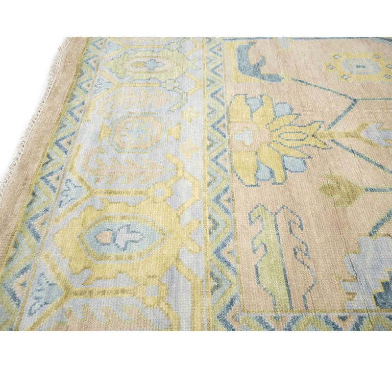 Tapis carré Oushak Chobi