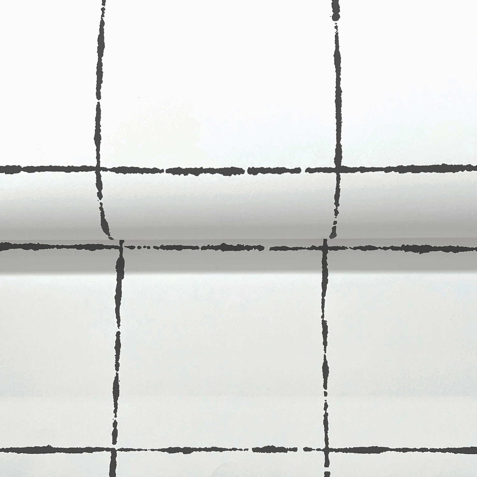 La Vitre Plaid Wallpaper, Black