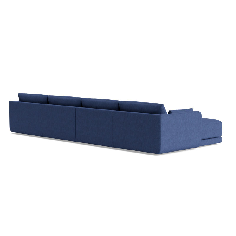 Eva Sectional, Performance Weave - Navy