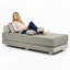 Lit de jour Balshan - Méridienne rabattable avec matelas et oreillers en mousse viscoélastique de qualité supérieure-1102948466