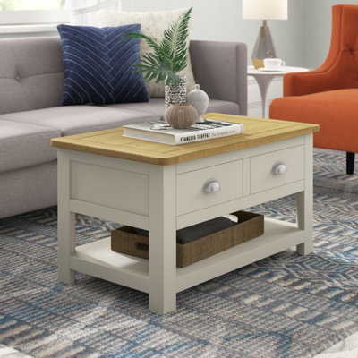 Wellington Solid Coffee Table with Storage