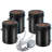 DWC Hydroponics Grow System Deep Water Culture with Top Drip 4 Buckets
