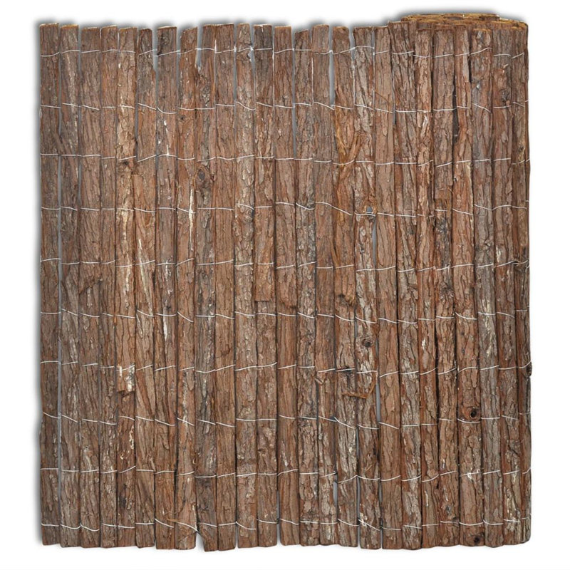 Braun Wood Yard/Privacy Fence, 30cm H x 1000cm W