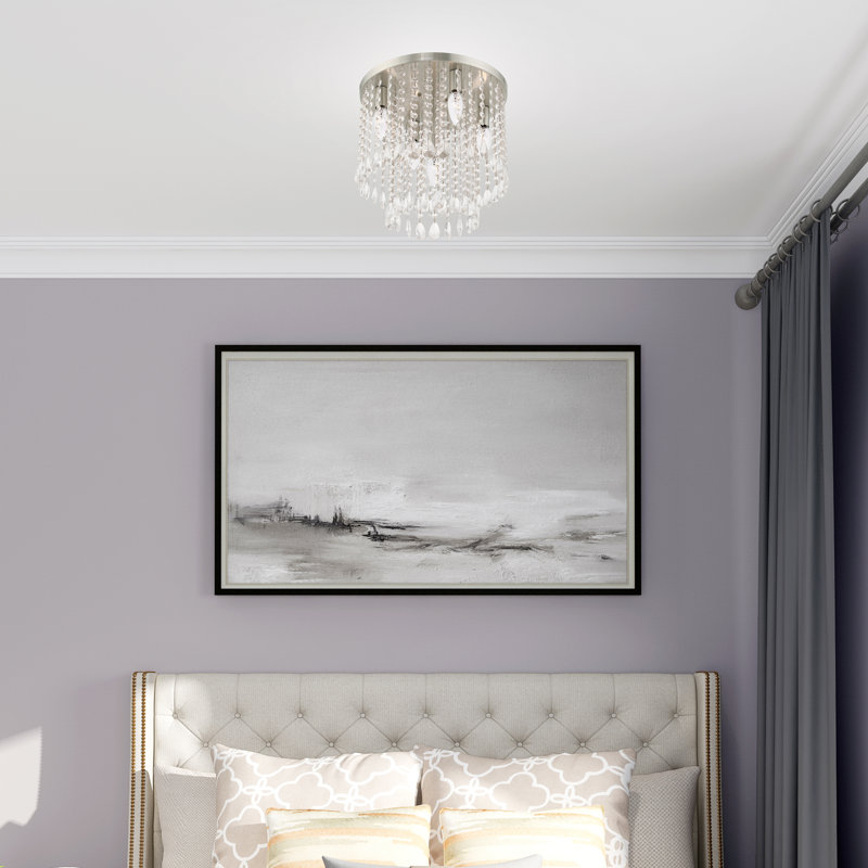 Sophy Flush Mount, Brushed Nickel