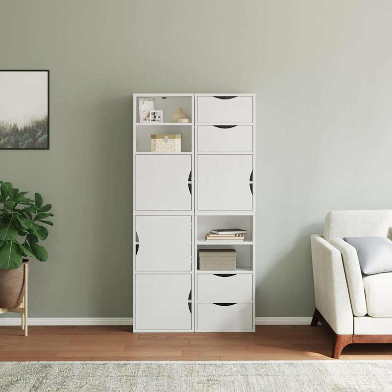 79cm H x 40cm W Bookcase, White